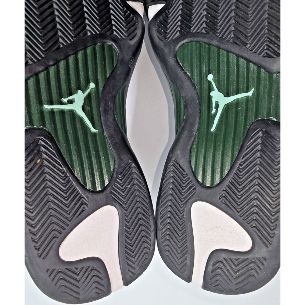 Size 12 - Air Jordan 14 Retro 2016 Oxidized Green 487471-106 White Black Sneaker - Picture 14 of 14